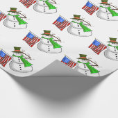 Patriotische Geschenkpapier (Ecke)