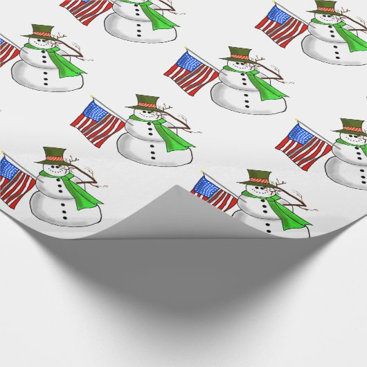 Patriotische Geschenkpapier (Ecke)