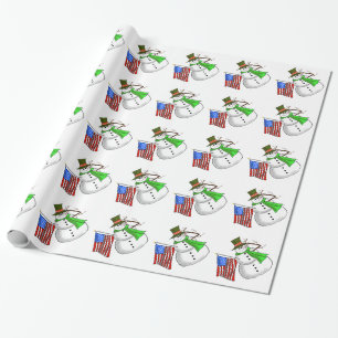 Patriotische Geschenkpapier