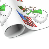 Patriotische Geschenkpapier (Rolleneckpunkt)