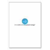 Patriotische Gestalten | PLATZKARTEN Tischnummer (Rückseite)