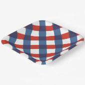 Patriotische Gingham 2 Papierplatte Pappteller (Gewinkelt)
