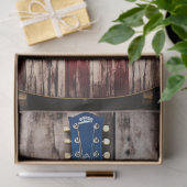 Patriotische Gitarre 3 Dekoupage Paper Seidenpapier (Geschenk)