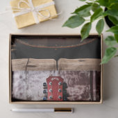 Patriotische Gitarre 5 Dekoupage Paper Seidenpapier (Geschenk)