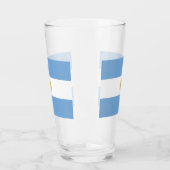 Patriotische Glas-Tasse mit argentinischer Flagge Glas (Links)