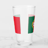 Patriotische Glas-Tasse mit der Flagge Portugals Glas (Rechts)