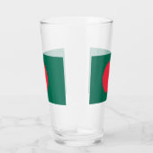 Patriotische Glas-Tasse mit Flagge Bangladeschs Glas (Rechts)