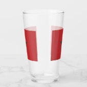 Patriotische Glas-Tasse mit marokkanischer Flagge Glas (Rechts)