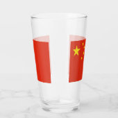 Patriotische Glastasse mit Fahne der China Glas (Rechts)