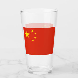 Patriotische Glastasse mit Fahne der China Glas