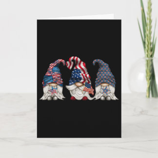 Patriotische Gnome 4. Juli Lustiger Gnom Liebe Ame Karte