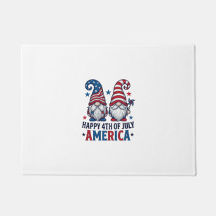 Patriotische Gnome Frohes 4. Juli Amerika Shirt_1 Fußmatte