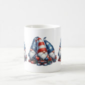Patriotische Gnome-Kaffee-Tasse Kaffeetasse (Mittel)