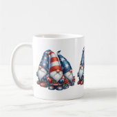 Patriotische Gnome-Kaffee-Tasse Kaffeetasse (Links)