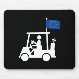 Patriotische Golfkleidung EU Golfcart Europäische Mousepad