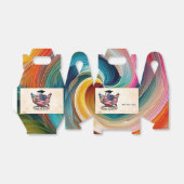 "Patriotische Graduationsparteien" Geschenkschachtel (Ungefaltet)