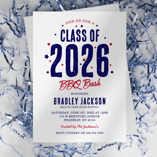 Patriotische GRILLEN Einladung