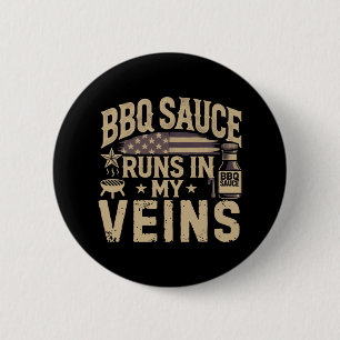 Patriotische Grillen Smoker Fleisch rauchen Usa Gr Button