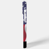 Patriotische Großwild Hirsche Case-Mate iPhone Hülle (Rückseite / Links)