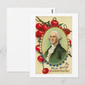 Patriotische Grüße Postkarte (Vorne/Hinten)