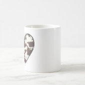 Patriotische Herzen Kaffeetasse (Mittel)