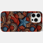 Patriotische Imitate Leather Case-Mate iPhone Hülle (Rückseite (Horizontal))