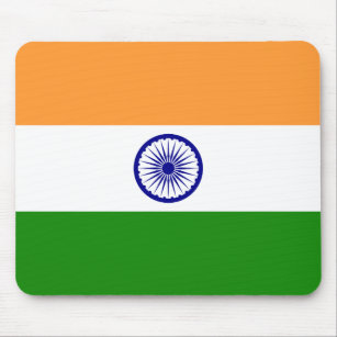 Patriotische Indienflagge Mousepad