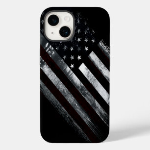 Patriotische industrielle amerikanische Flagge iPhone 14 Hülle