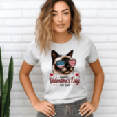 Patriotische Infektion: Valentinstag Katze Sweatshirt