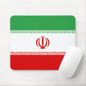Patriotische Iran-Flagge Mousepad (Mit Mouse)