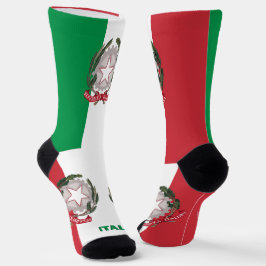 Patriotische italienische Flagge, Nachhaltige Ital Socken