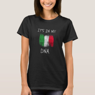 Patriotische italienische Landesflagge Es liegt in T-Shirt