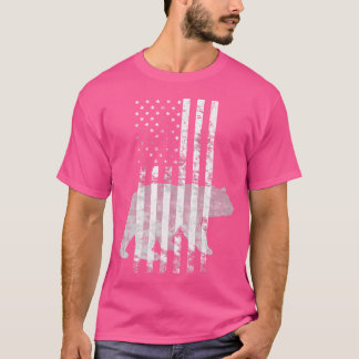 Patriotische Jagdbärenjäger T-Shirt