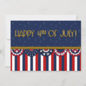Patriotische Jagdfahnen am 4. Juli (Vorderseite)