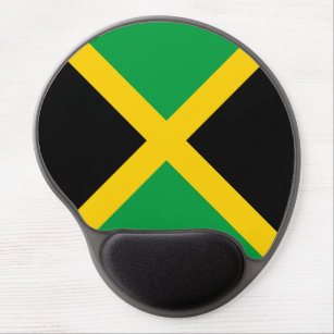 Patriotische Jamaica-Flagge Gel Mousepad