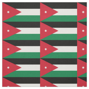 Patriotische Jordan-Flagge Stoff