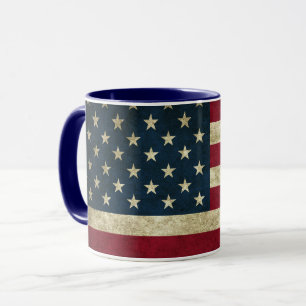 Patriotische Kaffee-Tasse der amerikanischen Flagg Tasse