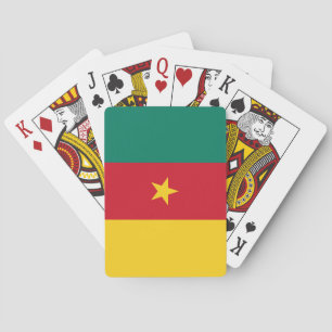 Patriotische Kamerun-Flagge Spielkarten