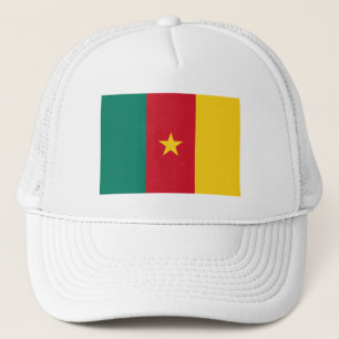 Patriotische Kamerun-Flagge Truckerkappe
