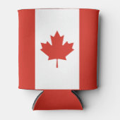 Patriotische kanadische Flagge Dosenkühler (Vorderseite)