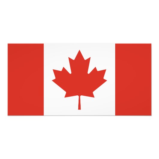 Patriotische kanadische Flagge Fotodruck (Vorne)