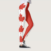 Patriotische kanadische Flagge Leggings (Rechts)