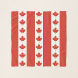 Patriotische kanadische Flagge Schal<br><div class="desc">Die nationale Flagge Kanadas.</div>