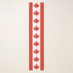 Patriotische kanadische Flagge Schal<br><div class="desc">Die nationale Flagge Kanadas.</div>