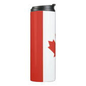 Patriotische kanadische Flagge Thermosbecher (Nach links gedreht)