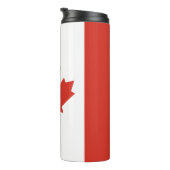 Patriotische kanadische Flagge Thermosbecher (Nach rechts gedreht)