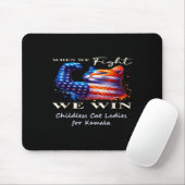 Patriotische Katze Mousepad (Mit Mouse)