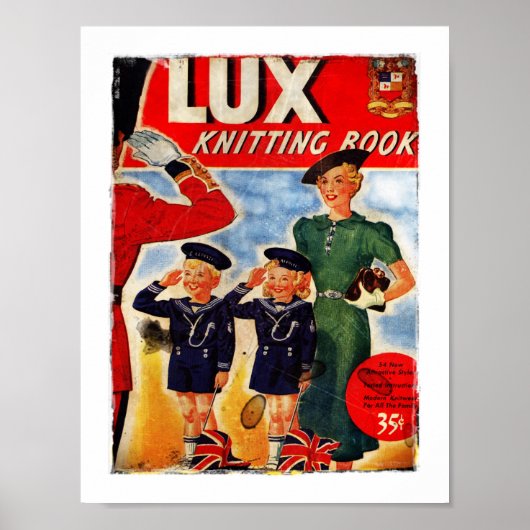 Patriotische Kinder Knetmuster Poster (Vorne)