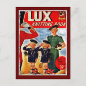 Patriotische Kinder Knetmuster Postkarte (Vorderseite)