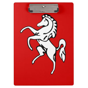 Patriotische Klemmbrett mit Flagge von Kent County